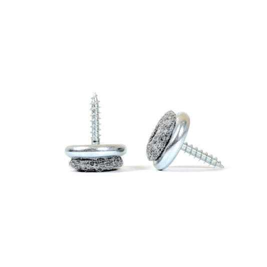 Felt Furniture Pads 18mm, 20mm, 22mm, 24mm, 28mm, 30mm & 35mm (Steel Base) | Made in Germany | Keay Vital Parts - Keay Vital Parts