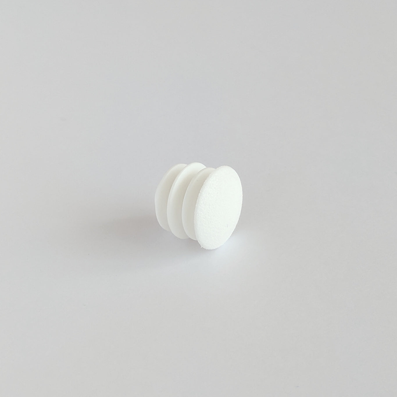 15mm Low Domed Round Tube Inserts (Available in Black or White) | Made in Germany | Keay Vital Parts