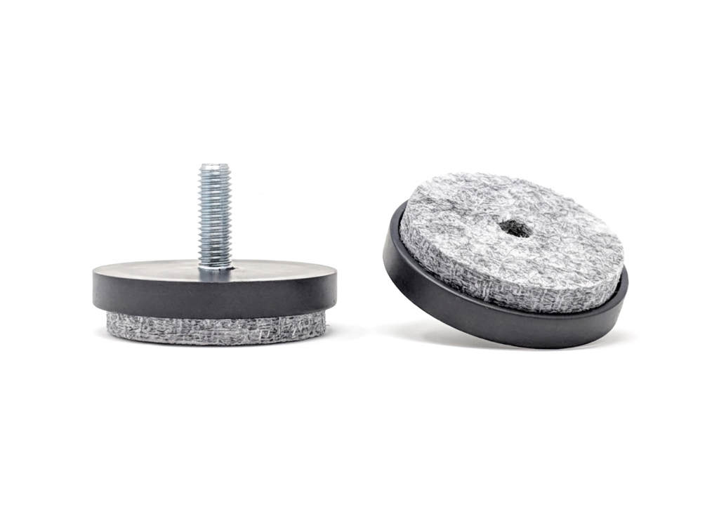 Felt Furniture Pads, Screw-On Floor Protector Glides (Available in 20mm, 24mm, 28mm, 40mm) | Made in Germany | Keay Vital Parts - Keay Vital Parts
