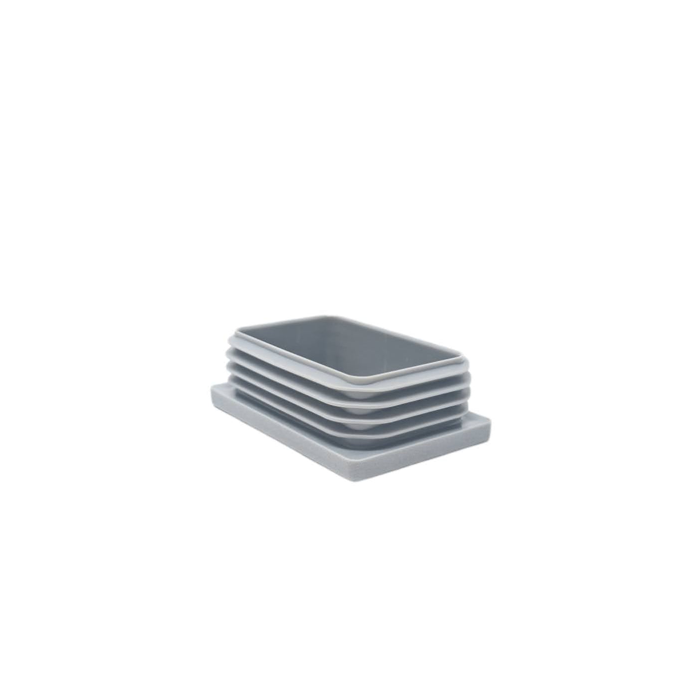 60x40mm Rectangular Tube Inserts (Available in Black, White & Grey) | Made in Germany | Keay Vital Parts - Keay Vital Parts