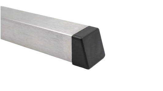 Angled & Domed Square Tube Inserts Glides | Made in Germany | Keay Vital Parts