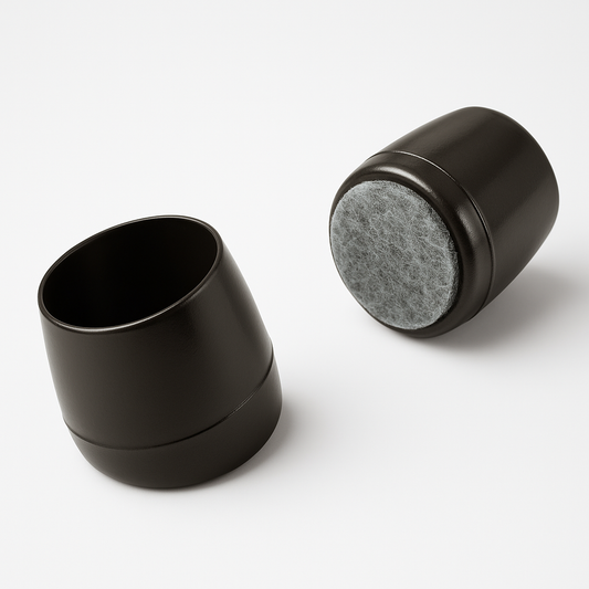 Angled Chair Leg Caps with Felt Base - Replacement Feet For School Chairs | Keay Vital Parts