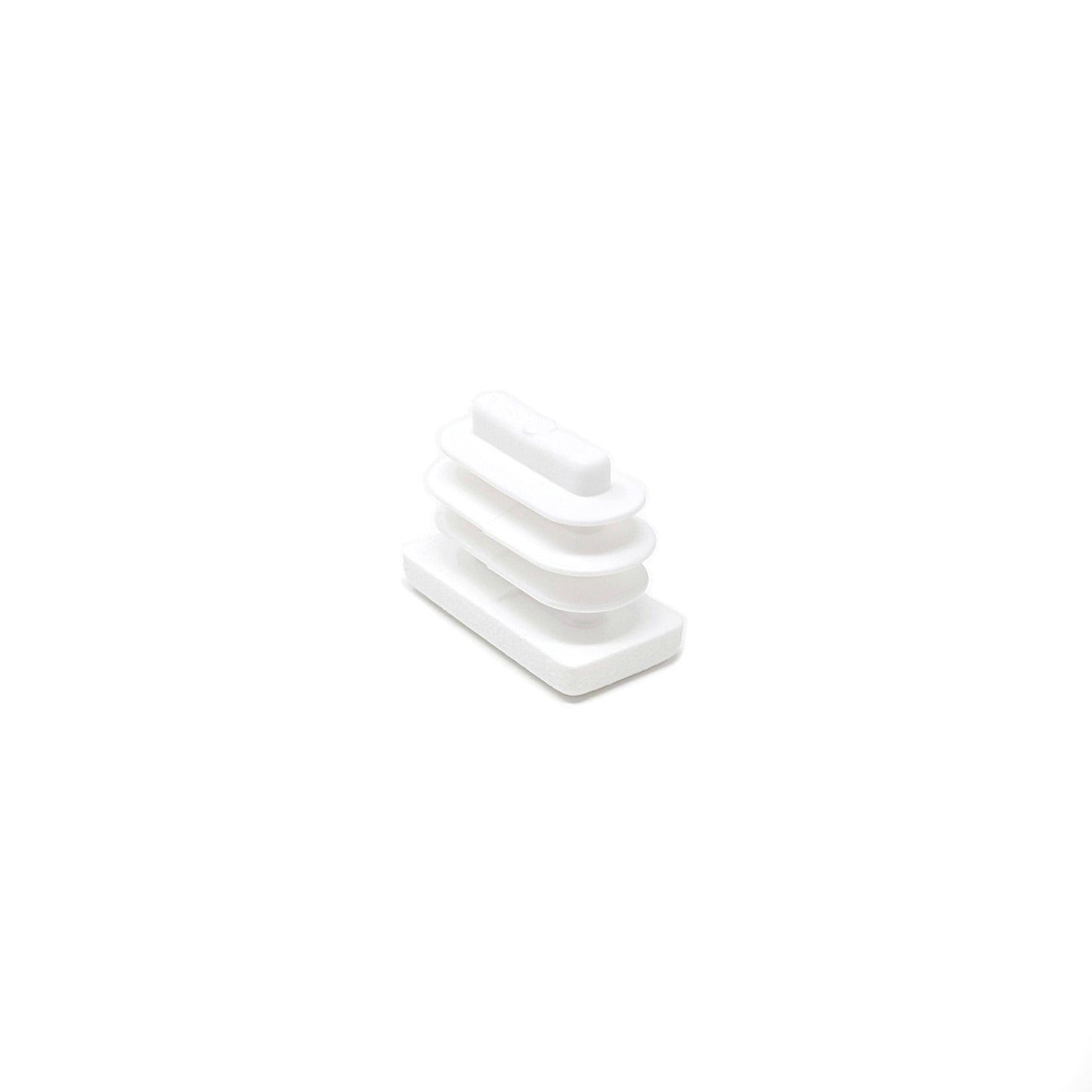 20x10mm Rectangular Tube Inserts (Available in Black, White & Grey) | Made in Germany | Keay Vital Parts - Keay Vital Parts