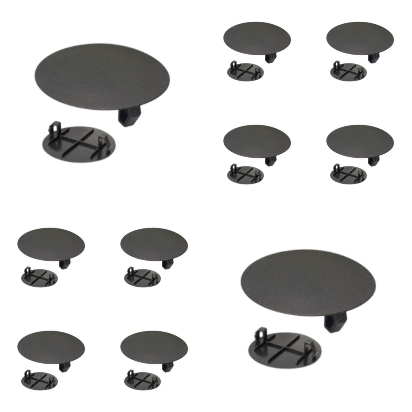 Plastic Hole Cover Caps, Clip-in Finishing Insert Plugs | Available to Fit Holes 9.5mm to 47.5mm | Keay Vital Parts | Made in Germany