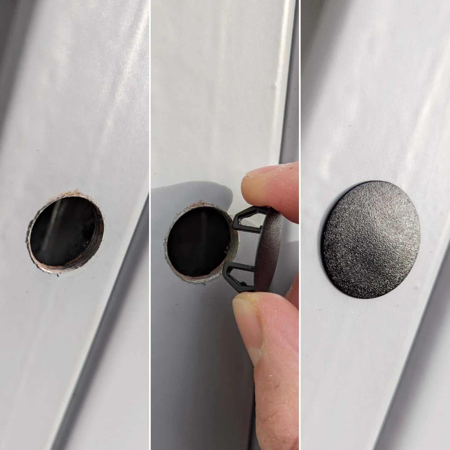 Plastic Hole Cover Caps, Clip-in Finishing Insert Plugs | Available to Fit Holes 9.5mm to 47.5mm | Keay Vital Parts | Made in Germany