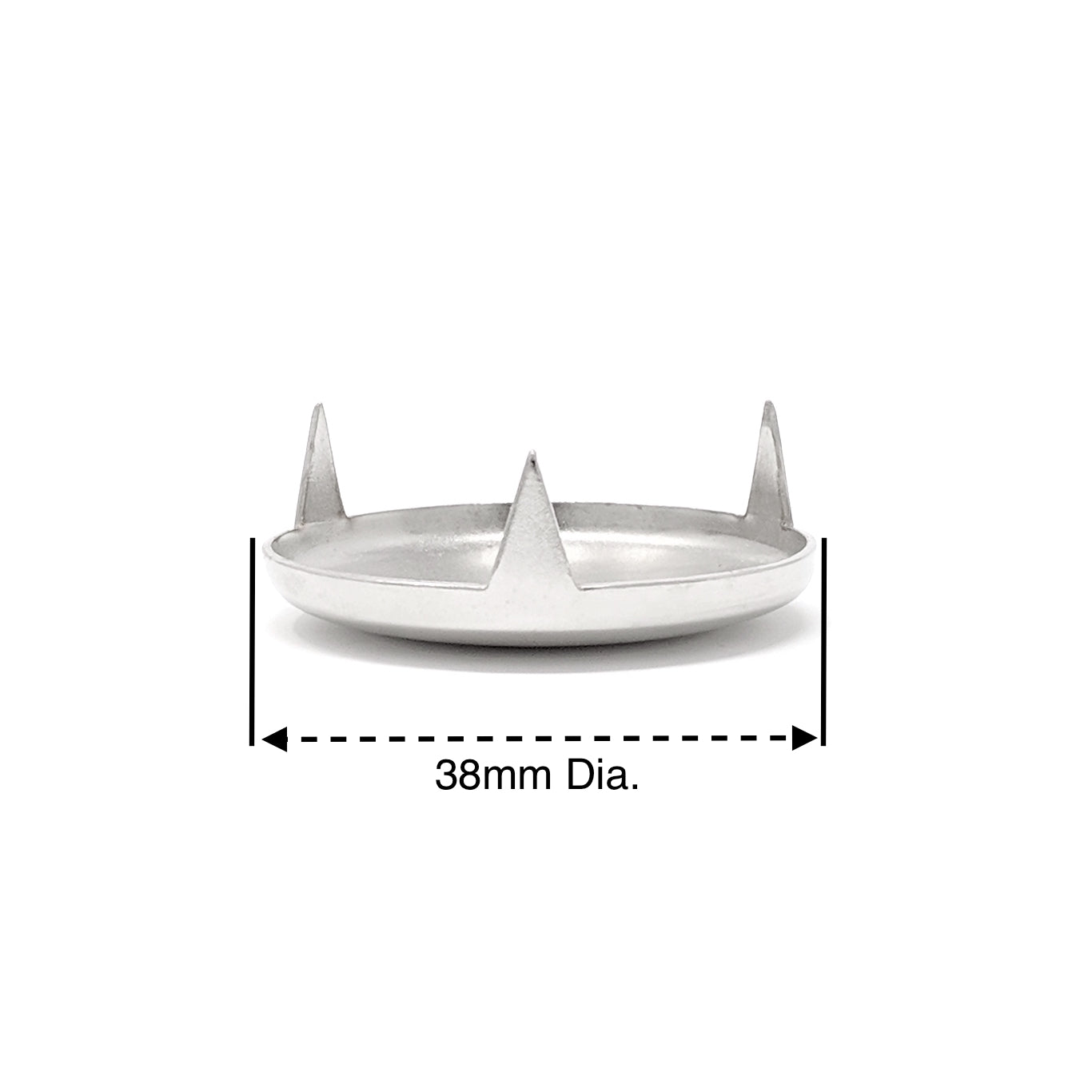 38mm Pronged Nickel Plated Nail in Glides - Made in Germany - Keay Vital Parts