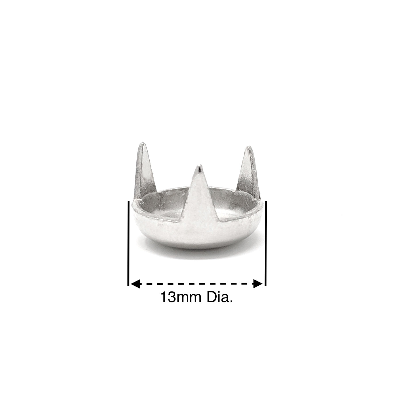 13mm Pronged Nickel Plated Nail in Glides - Made in Germany - Keay Vital Parts