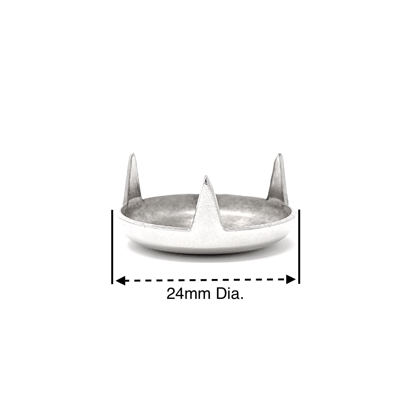 24mm Pronged Nickel Plated Nail in Glides - Made in Germany - Keay Vital Parts