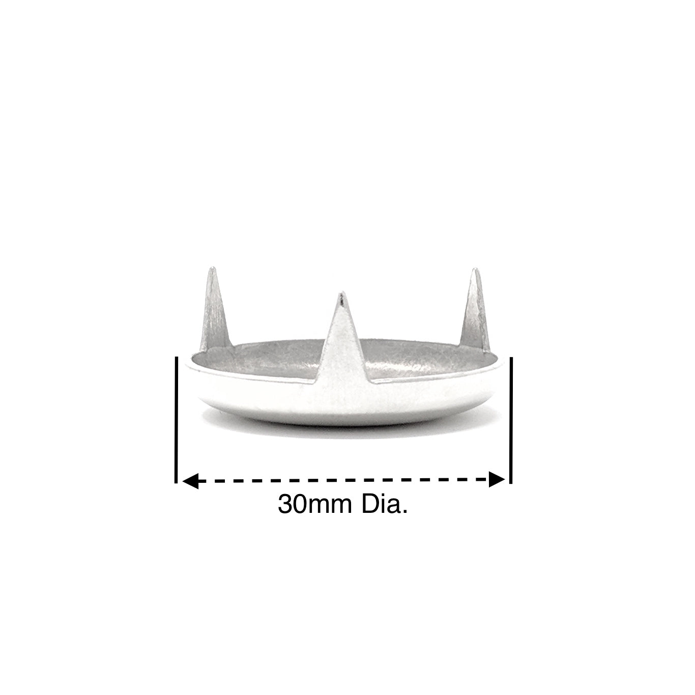 30mm Pronged Nickel Plated Nail in Glides - Made in Germany - Keay Vital Parts