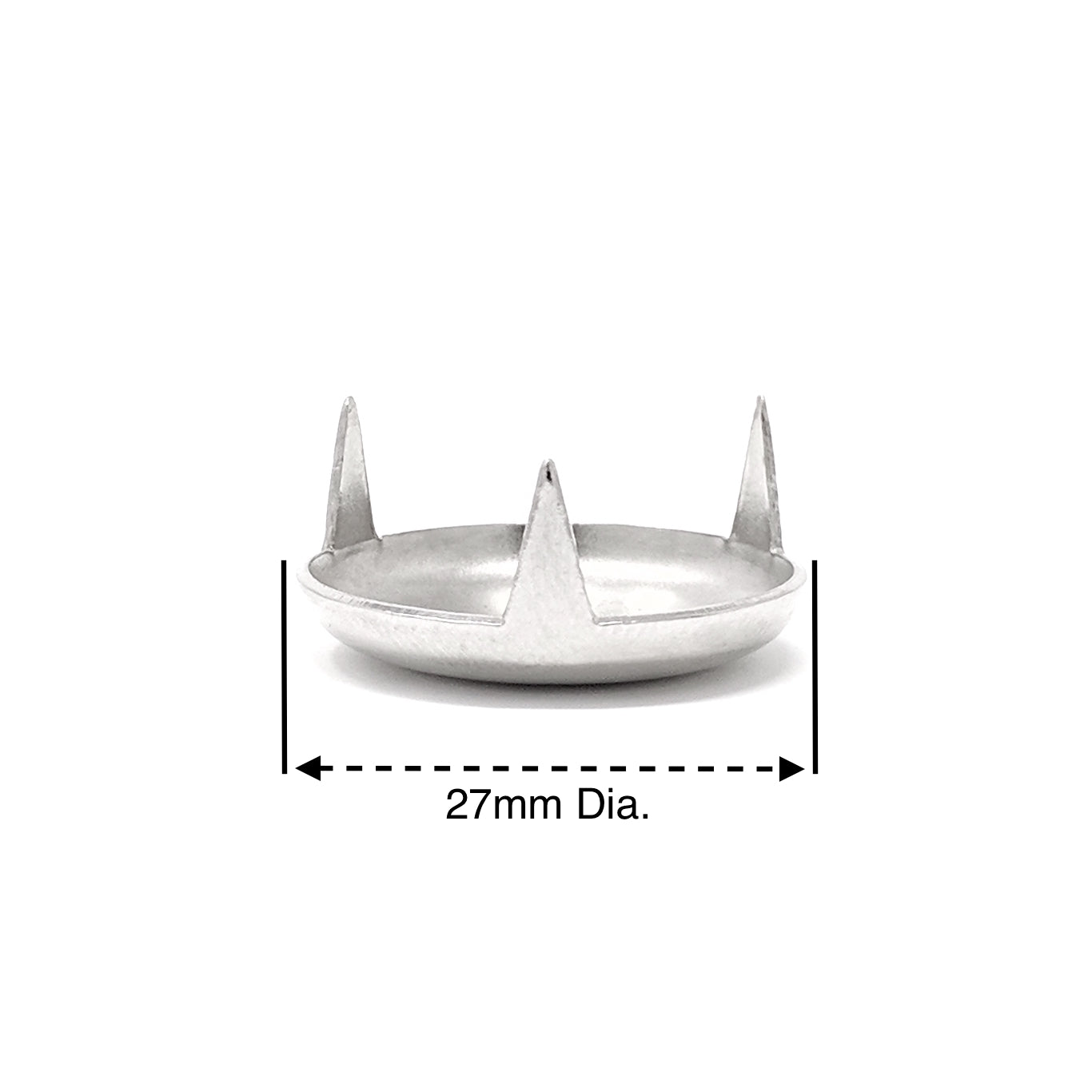 27mm Pronged Nickel Plated Nail in Glides - Made in Germany - Keay Vital Parts