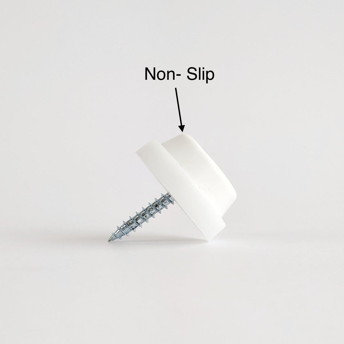 24mm White Rubber Furniture Feet - Made in Germany - Keay Vital Parts