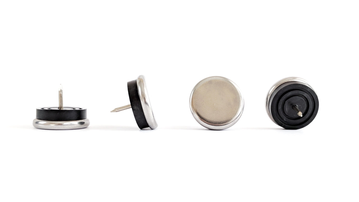 30mm Stainless Steel Furniture Gliders - Made in Germany - Keay Vital Parts