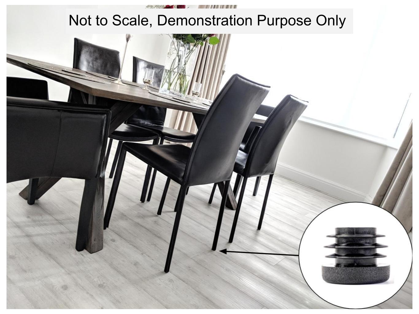 Round Tube Inserts 20mm Black | Made in Germany | Keay Vital Parts - Keay Vital Parts