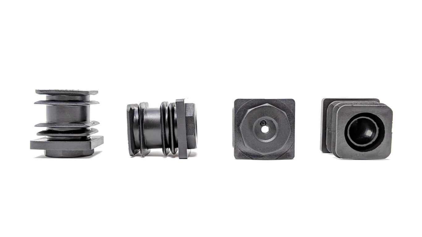 Square Tube Inserts 35mm x 35mm Height Adjustable | Made in Germany | Keay Vital Parts - Keay Vital Parts