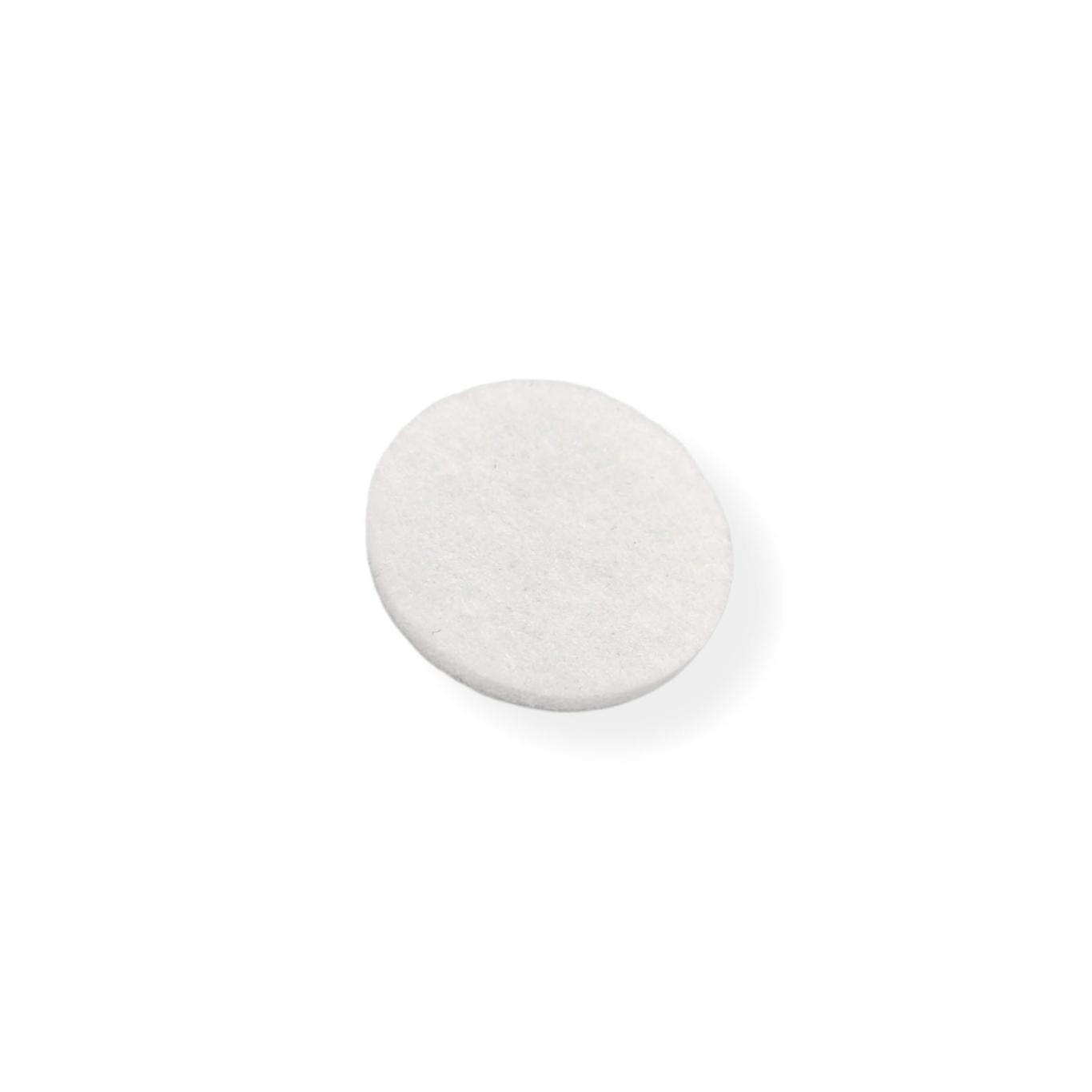 Felt Pads - White Self Adhesive Stick on Felt - Round 22mm Diameter - Made in Germany - Keay Vital Parts