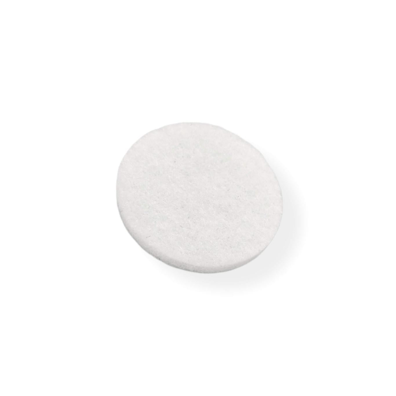 Felt Pads - White Self Adhesive Stick on Felt - Round 32mm Diameter - Made in Germany - Keay Vital Parts