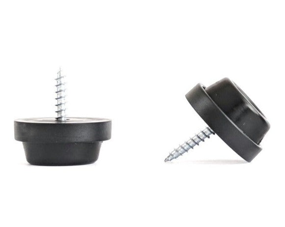 Rubber Furniture Feet available in Black, White & Brown in 24mm & 28mm | Made in Germany | Keay Vital Parts - Keay Vital Parts