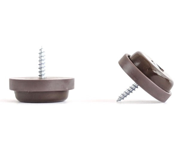 Rubber Furniture Feet available in Black, White & Brown in 24mm & 28mm | Made in Germany | Keay Vital Parts - Keay Vital Parts