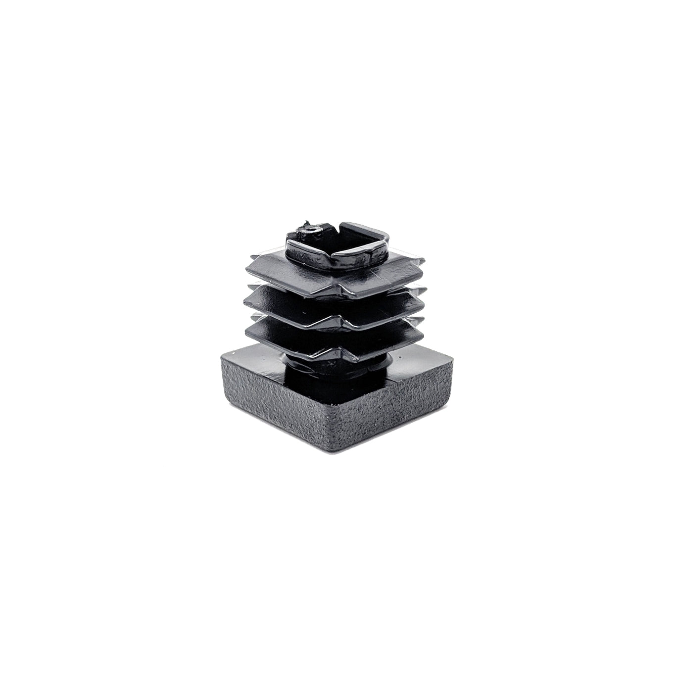 Square Tube Inserts 16mm x 16mm Black | Made in Germany | Keay Vital Parts - Keay Vital Parts