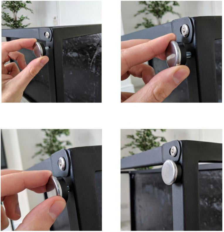 30-M6x13mm Furniture Feet Stainless Steel, Made in Germany - Keay Vital Parts