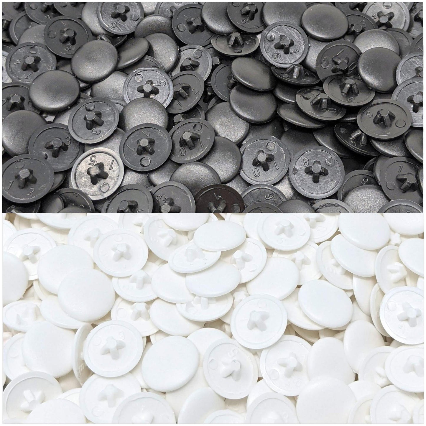 PZ3 Pozi Screw Caps Covers (15mm x 2.4mm) | Made in Germany | Keay Vital Parts