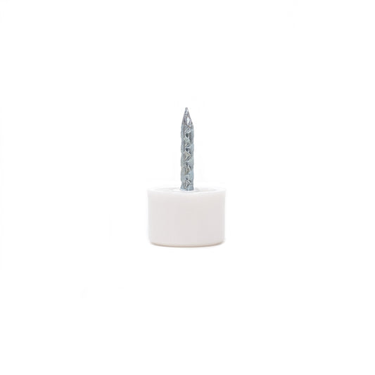 White Shelf Support Pegs with Round Edge - Made in Germany - Keay Vital Parts