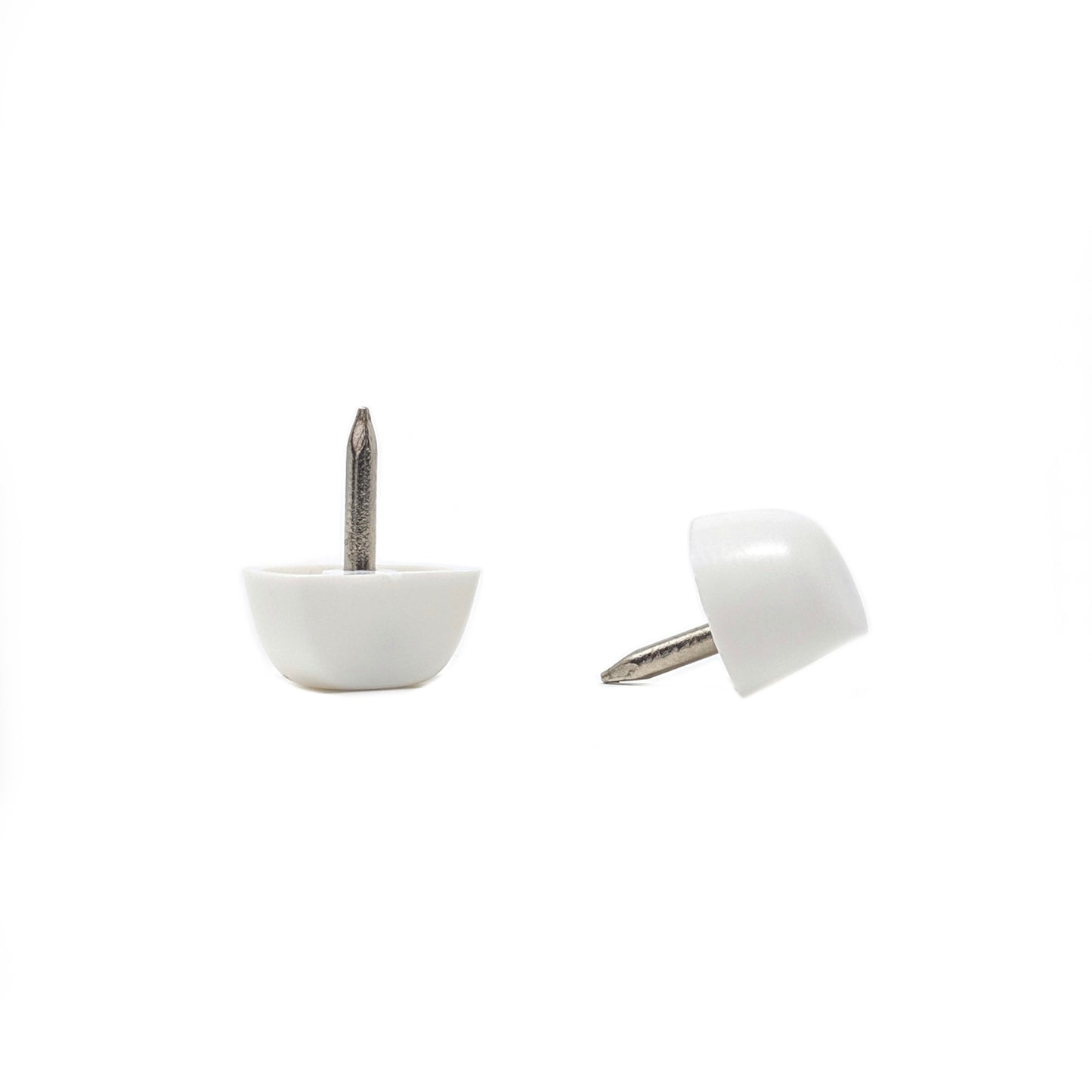 White Shelf Support Pegs with Straight Edge - Made in Germany - Keay Vital Parts