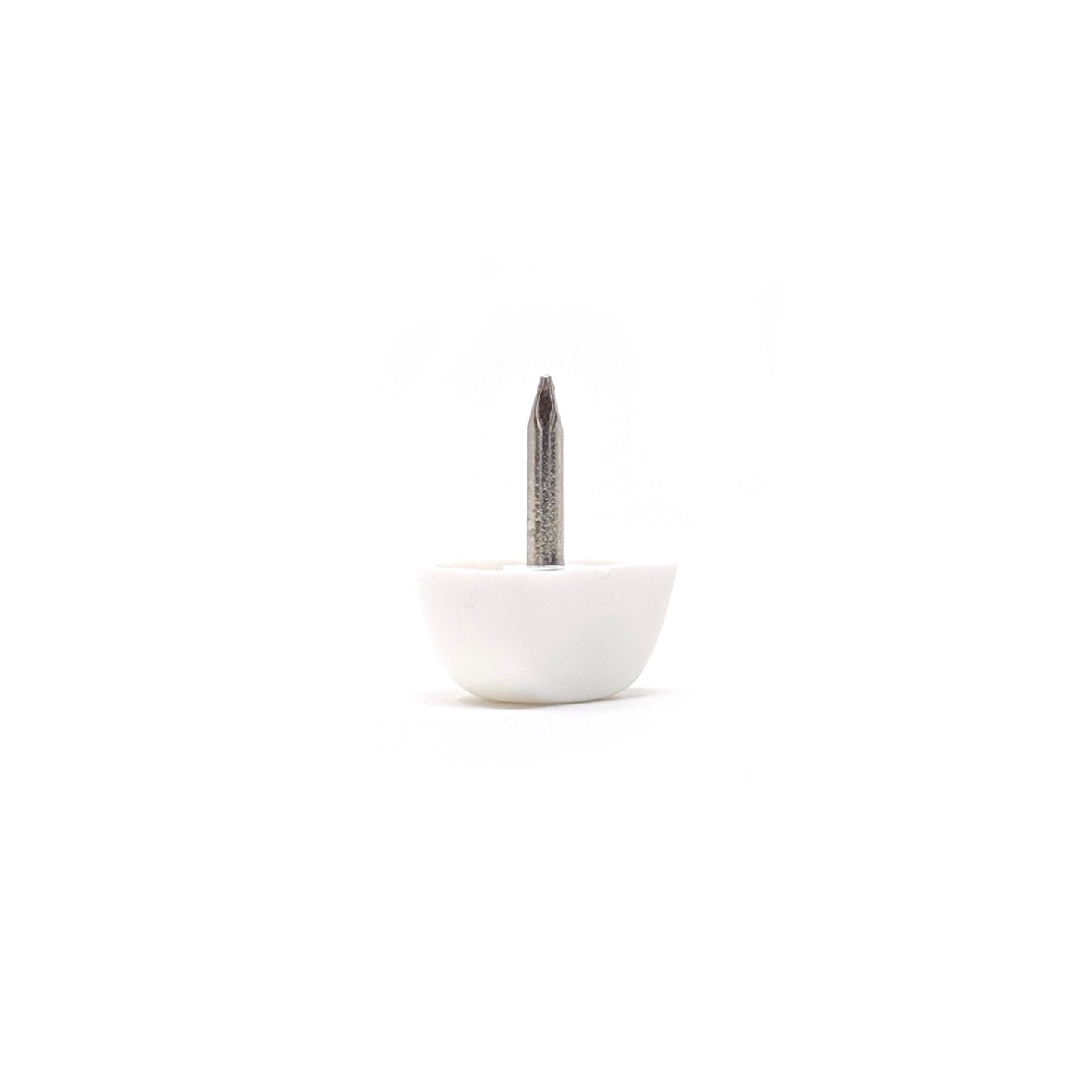 White Shelf Support Pegs with Straight Edge - Made in Germany - Keay Vital Parts