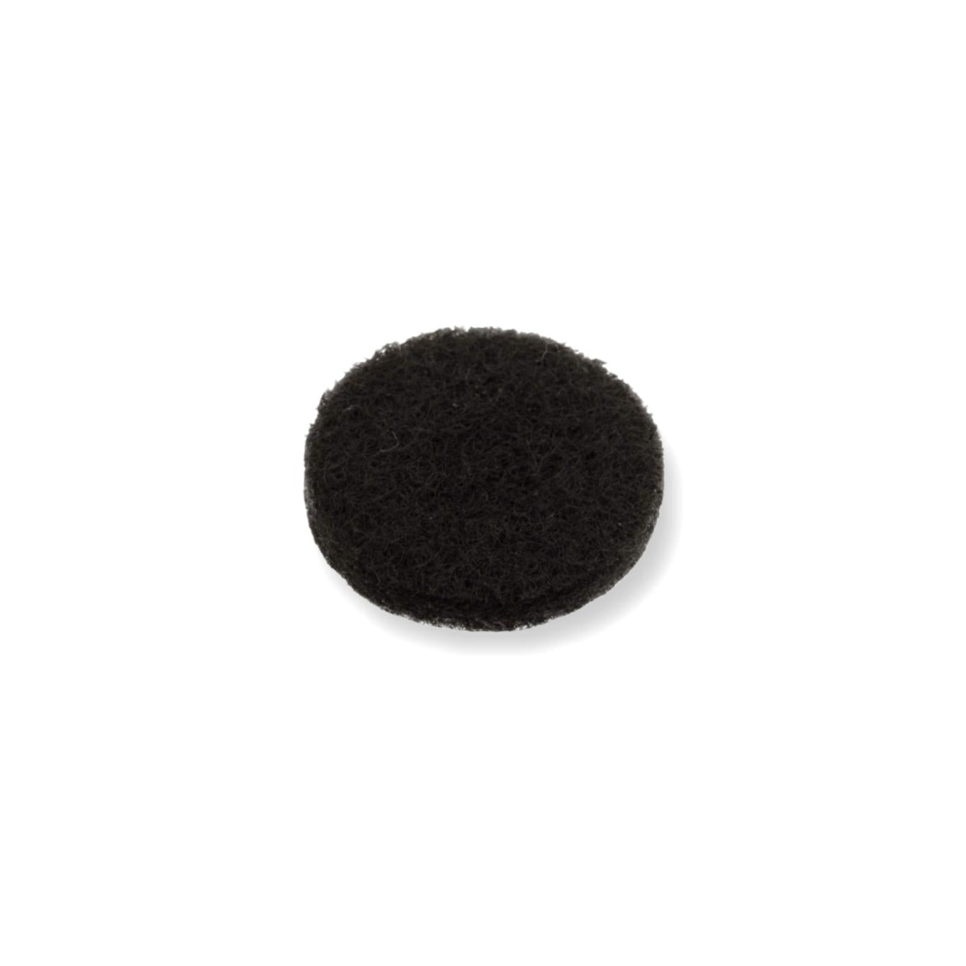 Felt Pads - Dark Brown Self Adhesive Stick on Felt - Round 28mm Diameter - Made in Germany