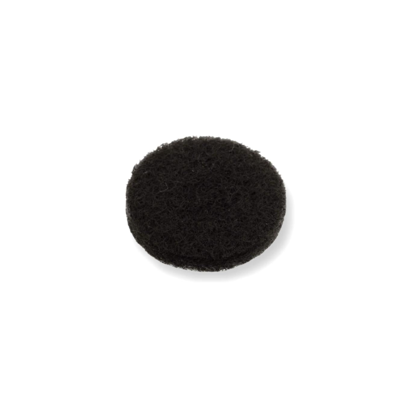 Felt Pads - Dark Brown Self Adhesive Stick on Felt - Round 30mm Diameter - Made in Germany
