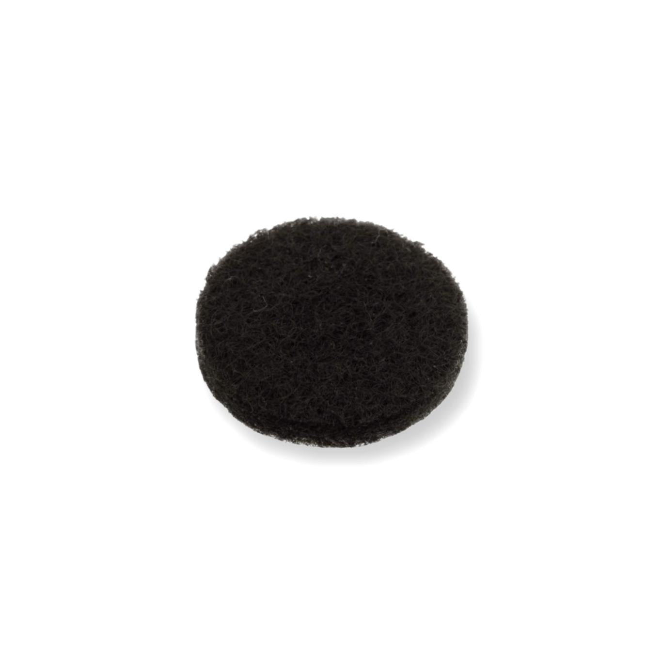 Felt Pads - Dark Brown Self Adhesive Stick on Felt - Round 32mm Diameter - Made in Germany