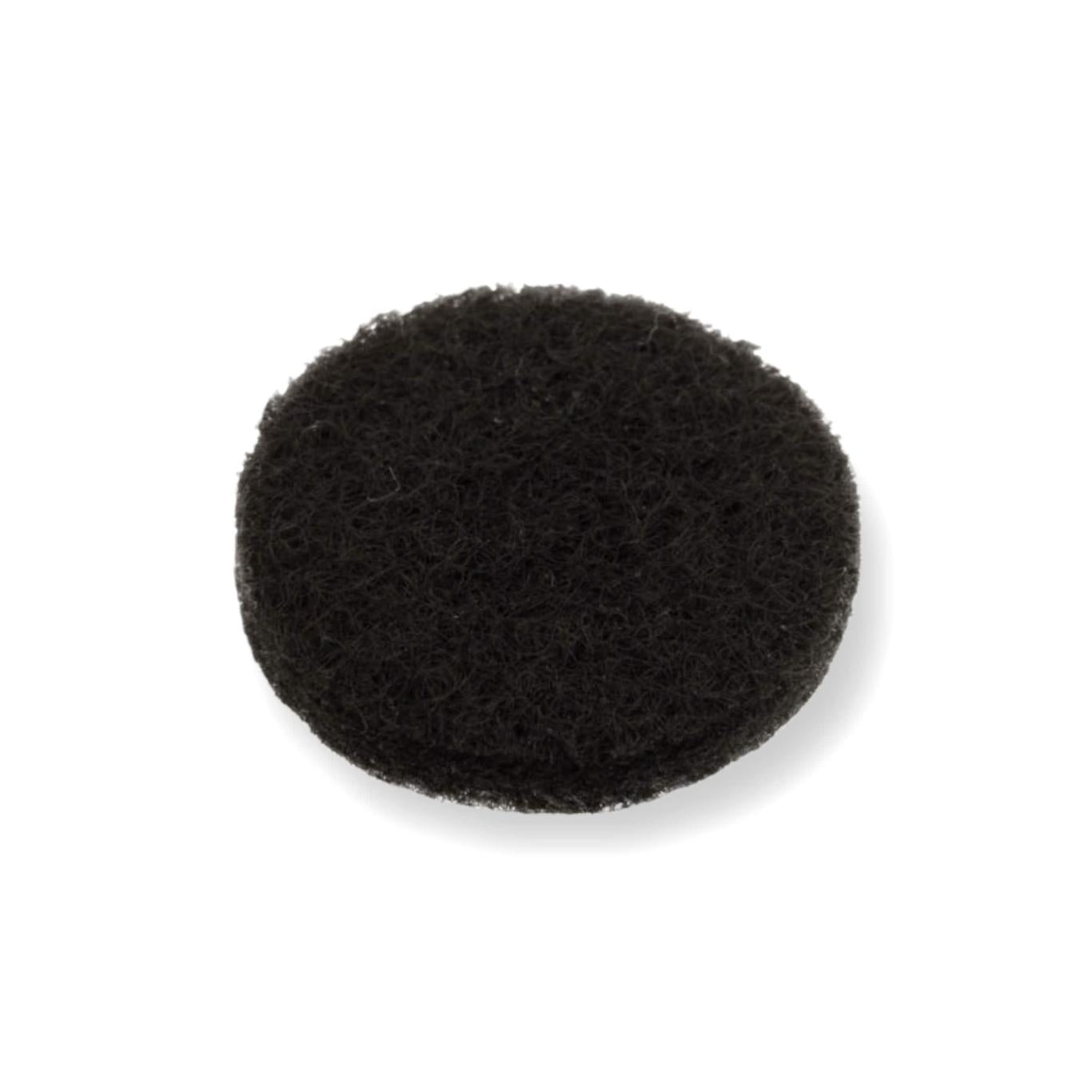 Felt Pads - Dark Brown Self Adhesive Stick on Felt - Round 50mm Diameter - Made in Germany