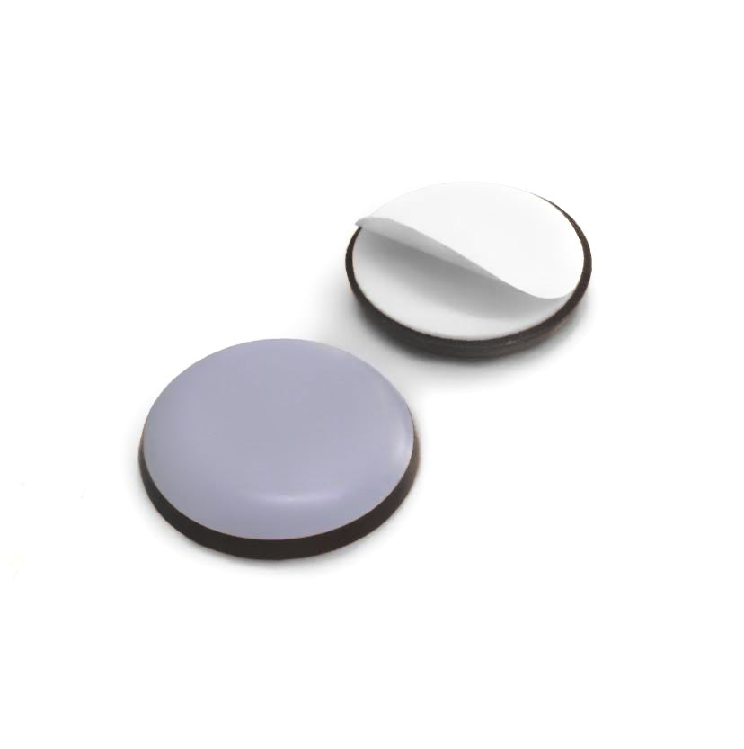 Stick-On Teflon Furniture Glides | 17mm, 19mm, 22mm, 25mm, 30mm, 38mm, 40m, 50mm, 60mm & 65mm | Keay Vital Parts
