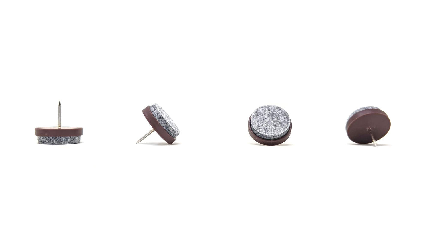 Brown Nail-in Felt Furniture Leg Pads