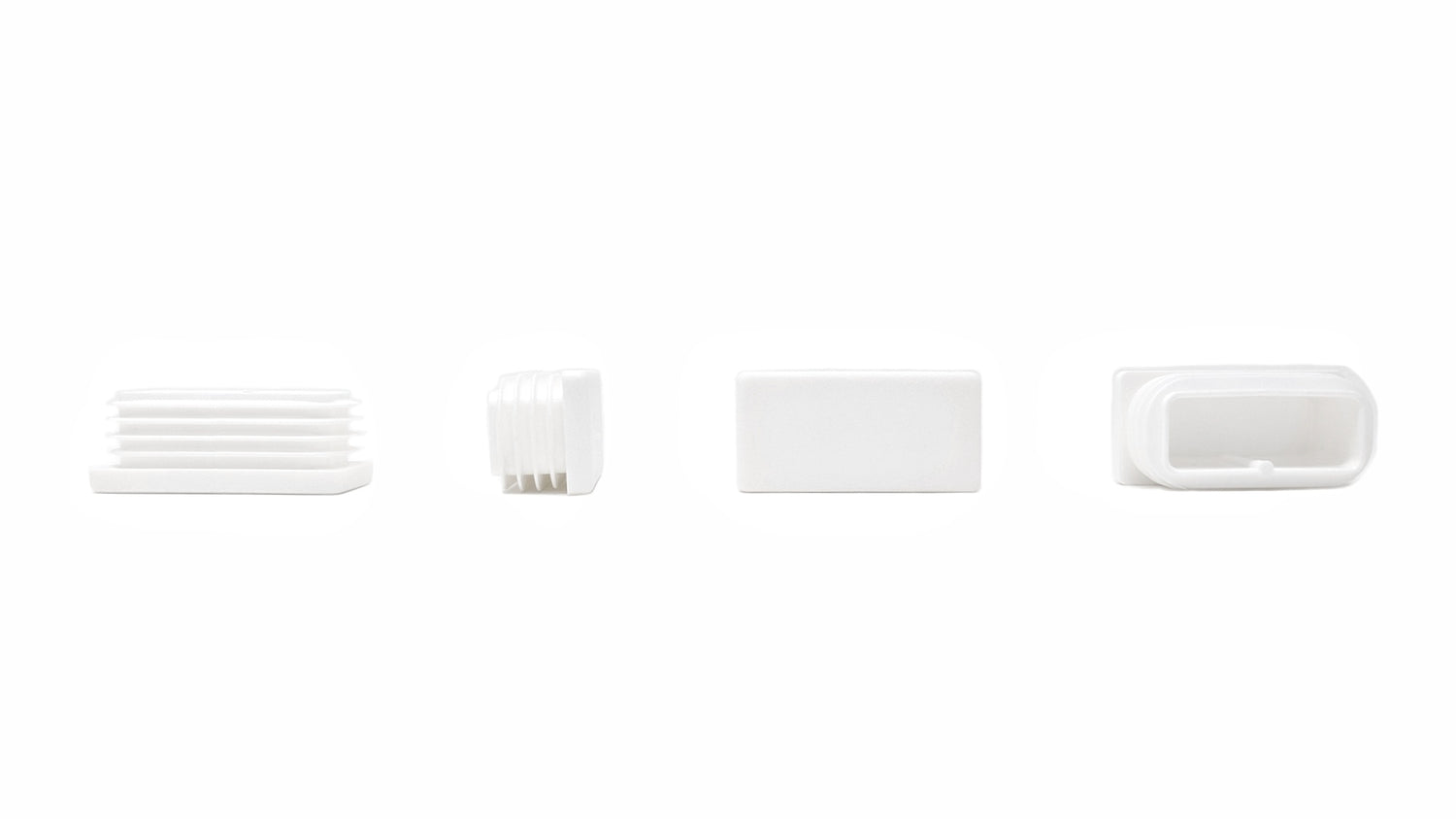 White Rectangular Tube Inserts