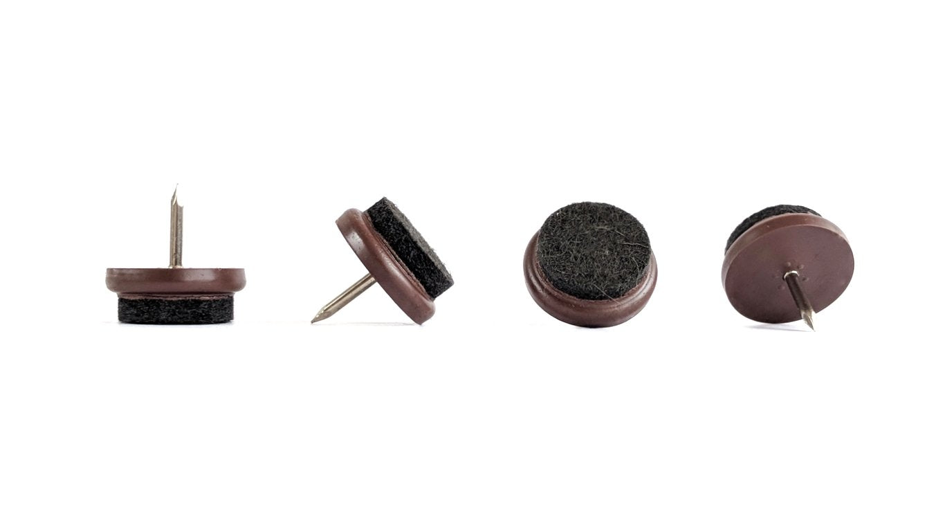 Furniture Gliders Sliders Felt Pads Chair Feet Floor Protectors Parts Restaurant Dining Chairs Upholstery Parts Needle Felt nail on gliders glides
