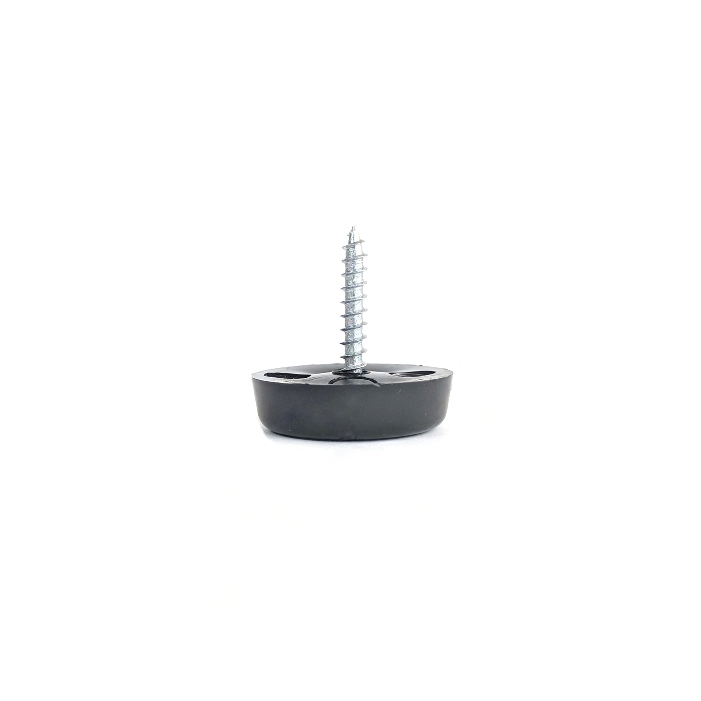 Screw on Plastic (HDPE) & Nylon Glides - Available in Black, White & Brown