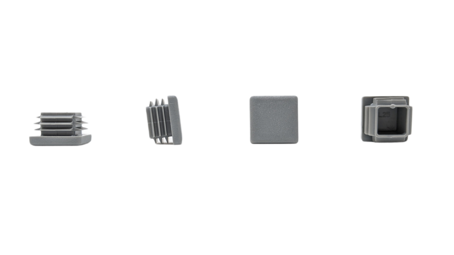 Grey Square Tube Inserts