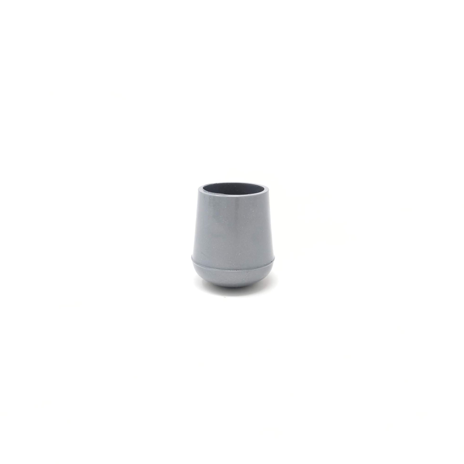 16mm Rubber End Caps with Steel Base (Available in Black, White & Grey) | Made in Germany | Keay Vital Parts - Keay Vital Parts