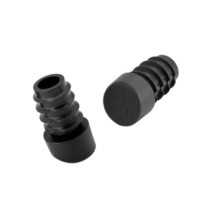 Angled Round Tube Inserts | Chair Glides for Slanted Legs | Floor Protectors by Keay Vital Parts