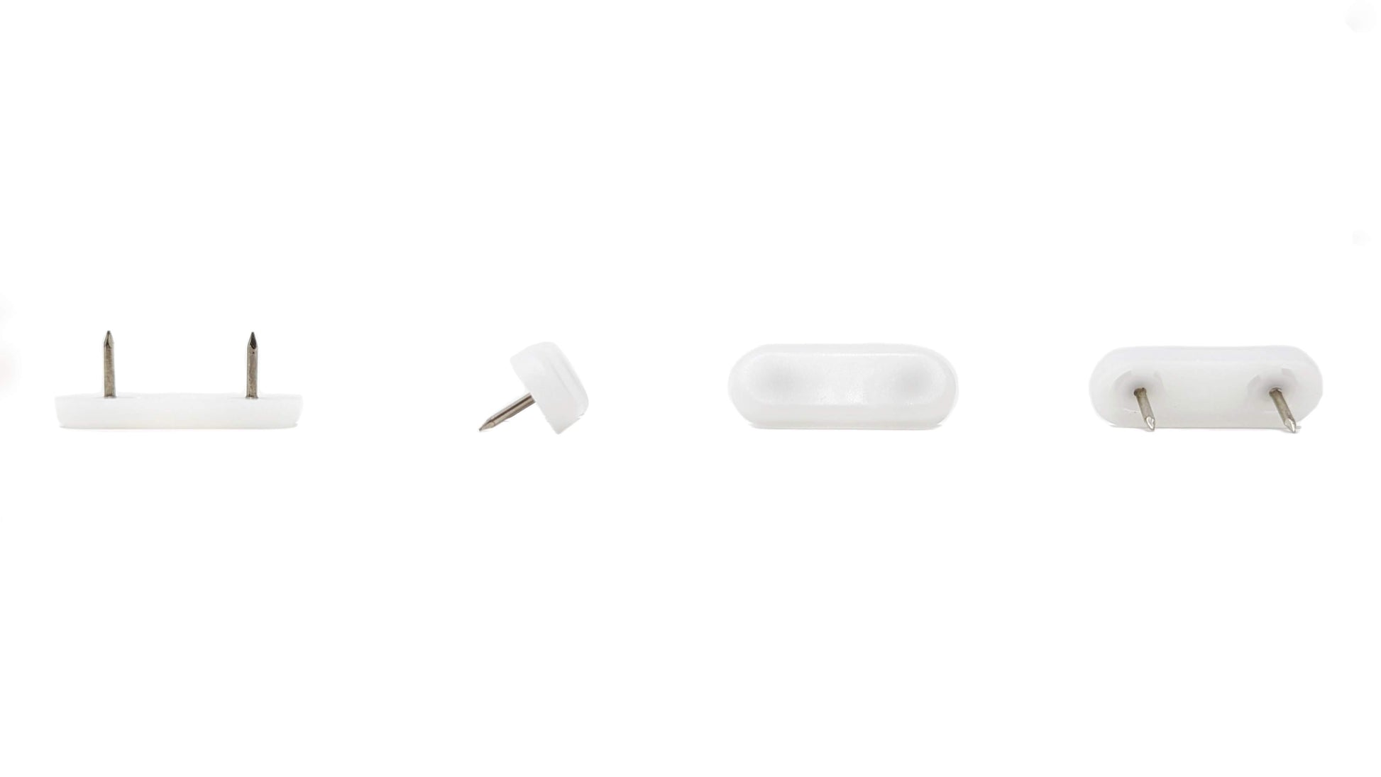 44x16mm Nail in Plastic Furniture Glides Available in Brown, White & Black | Made in Germany | Keay Vital Parts - Keay Vital Parts