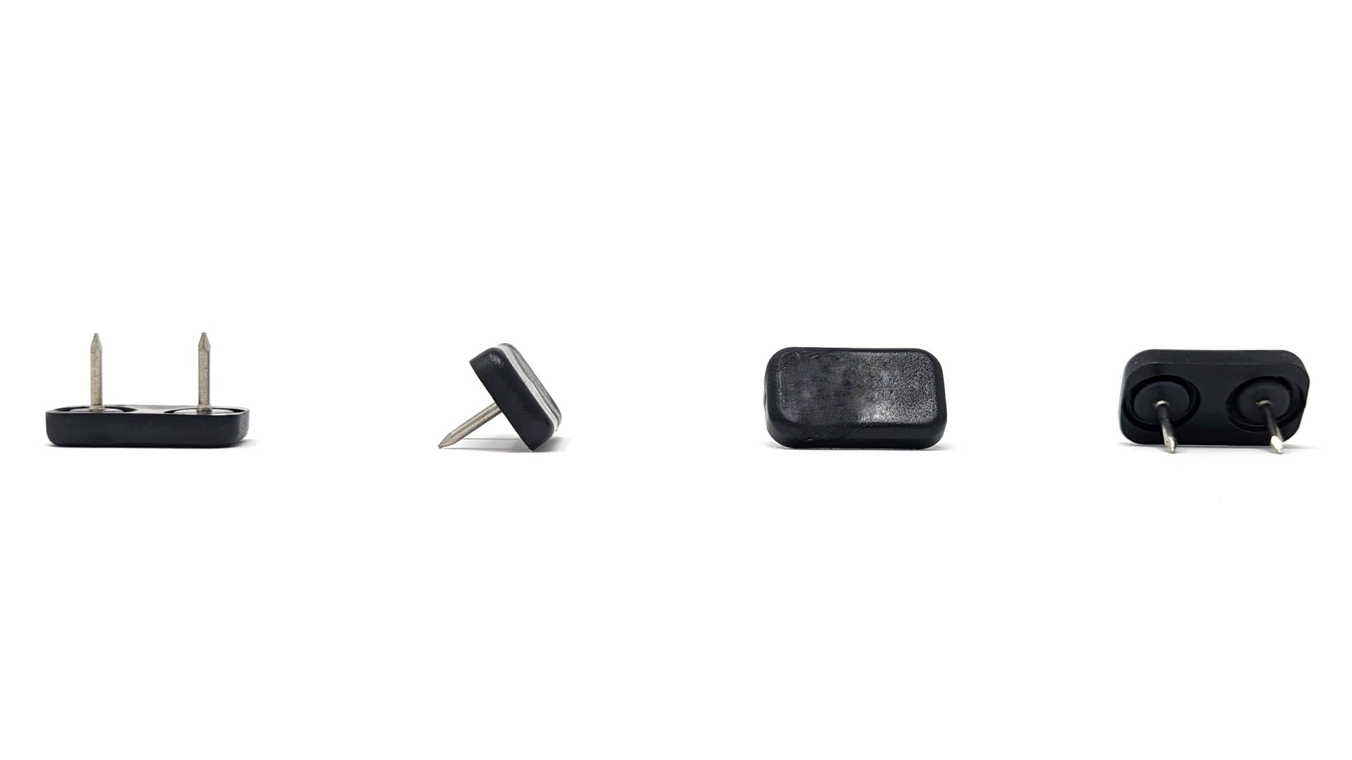 30x18mm Nail in Plastic Furniture Glides Available in Brown, White & Black | Made in Germany | Keay Vital Parts - Keay Vital Parts