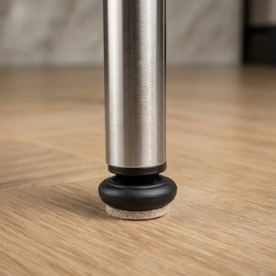 Insert Glides with Felt Base for Round Chair Legs (Angle Adjusting 0-20°) | Made in Germany | Keay Vital Parts - Keay Vital Parts
