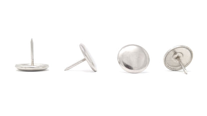 Nail-In Metal Furniture Glides, Nickel Plated Studs | Made in Germany | Keay Vital Parts