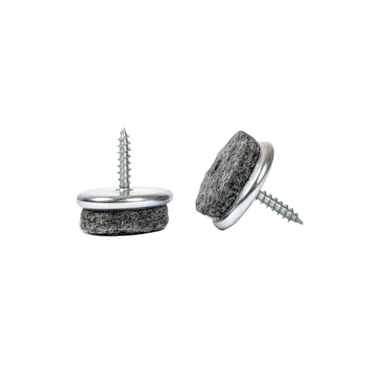 Felt Furniture Pads 18mm, 20mm, 22mm, 24mm, 28mm, 30mm & 35mm (Steel Base) | Made in Germany | Keay Vital Parts - Keay Vital Parts