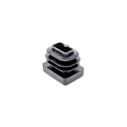 Rectangular Tube Inserts 20mm x 15mm Black | Made in Germany | Keay Vital Parts