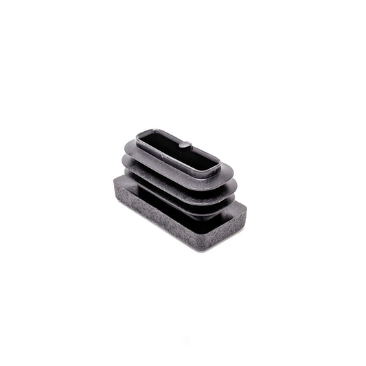 Rectangular Tube Inserts 30mm x 15mm Black | Made in Germany | Keay Vital Parts