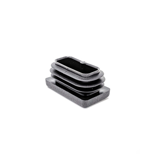 Rectangular Tube Inserts 35mm x 20mm Black | Made in Germany | Keay Vital Parts
