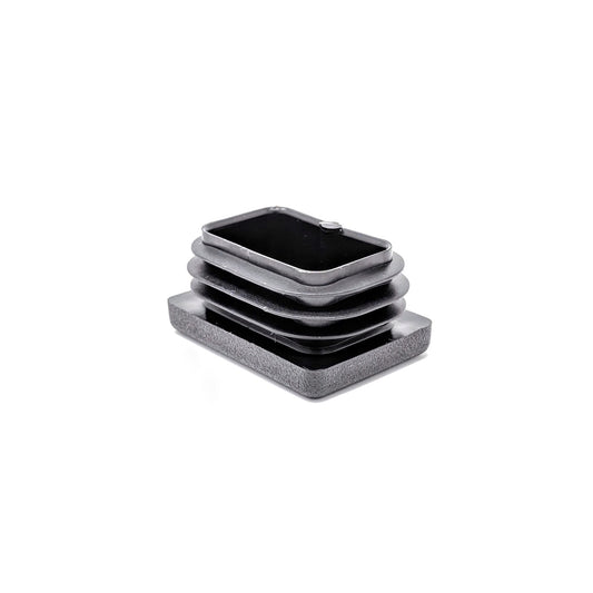 Rectangular Tube Inserts 35mm x 25mm Black | Made in Germany | Keay Vital Parts