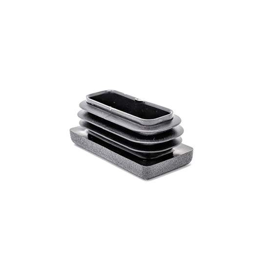 Rectangular Tube Inserts 40mm x 20mm Black | Made in Germany | Keay Vital Parts
